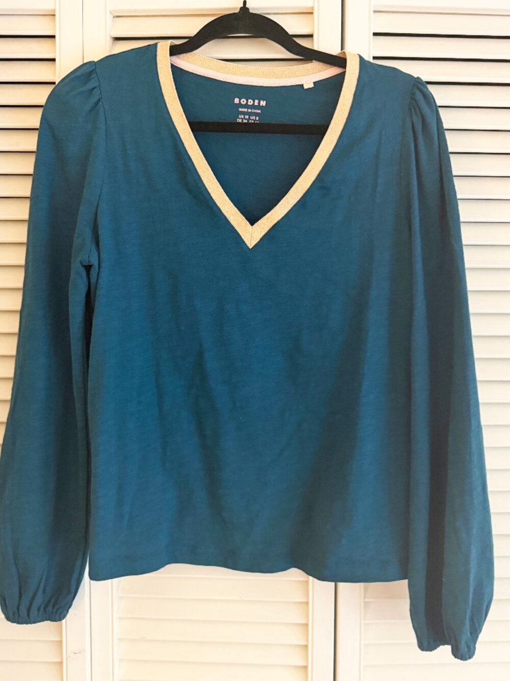 Boden 100% Cotton LS tshirt